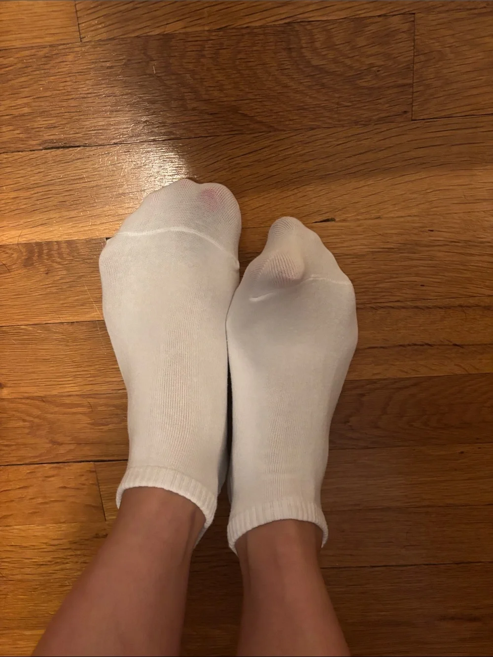 white ankle socks
